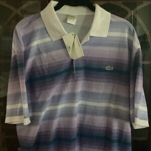 Lacoste Multicolor Striped Polo Shirt